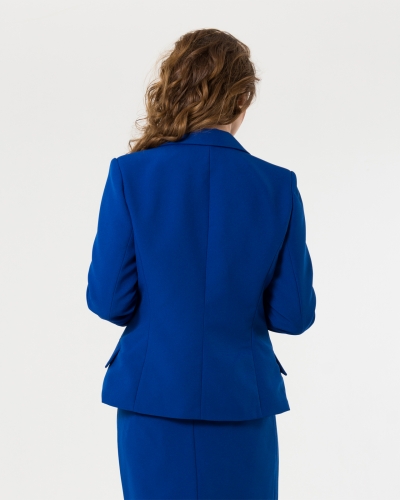 Пиджак офисный синий