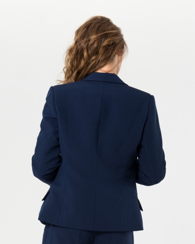 Пиджак офисный темно-синий